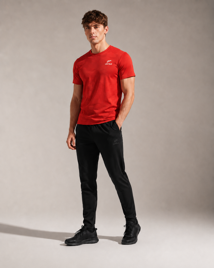 Unfold Lebanon black Unfold Pant styled as versatile athleisure sportswear