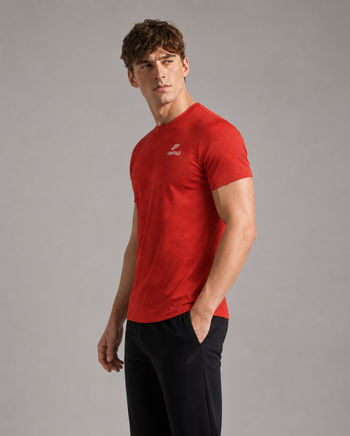 MEN-ESSENTIAL-T-SHIRT (SAMBA-RED)
