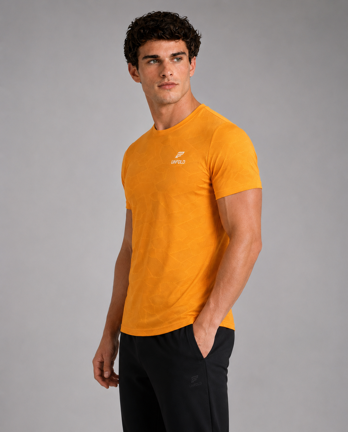 MEN-ESSENTIAL-T-SHIRT (ORANGE)