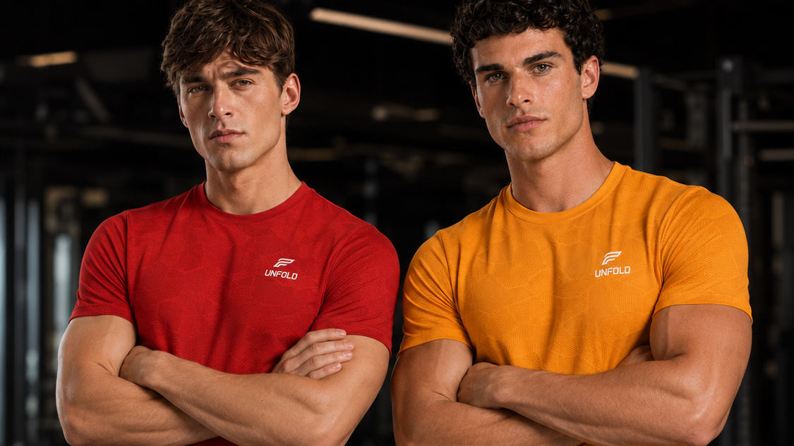 MEN-ESSENTIAL-T-SHIRT (SAMBA-RED)