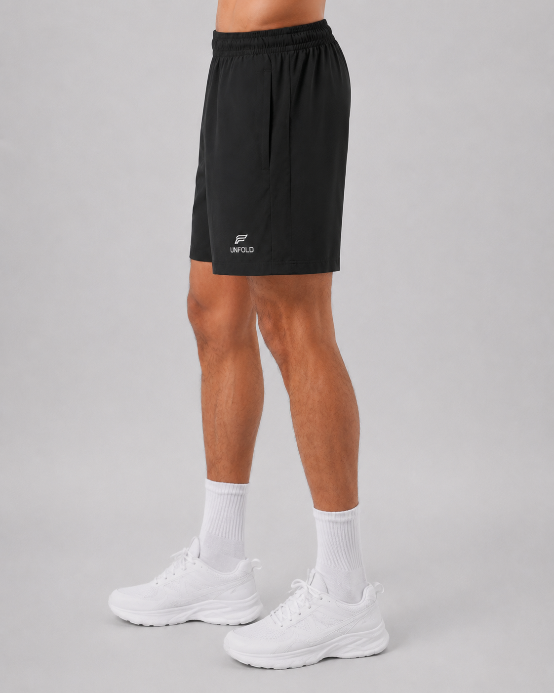 MEN-UNFOLD-ESSENTIAL-SHORT (BLACK)