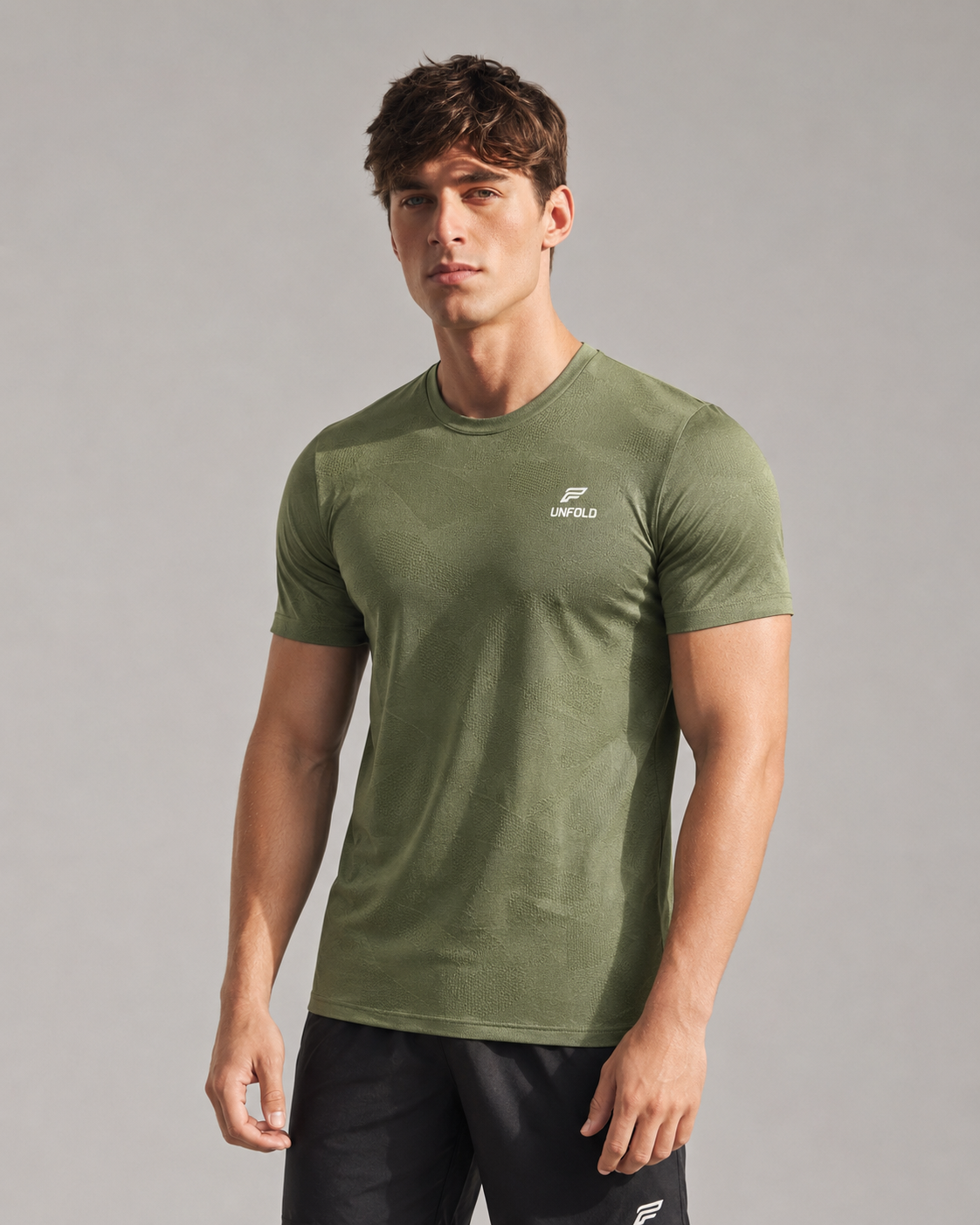 MEN-ESSENTIAL-T-SHIRT (OLIVE-GREEN)